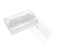 MUSISALY 10 Piezas Placa de Vidrio de Alarma contra Incendios Reemplazo de Vidrio para Cubierta de Interruptor Manual de Repuesto para Estación Manual de Alarma Prueba de Agua Resistente