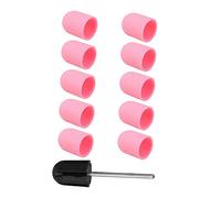 MUSISALY 10 Piezas Tapa De Arena Para Máquina Pulidora De Uñas Cabezal Para Pulir Uñas Herramienta Para Manicura