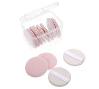 MUSISALY 12 Esponjas de Maquillaje Redondas Rosa para Polvo Seco y Húmedo Esponjas Cosméticas sin Látex para Base y Corrector Aplicadores Suaves para Uso Diario y Profesional