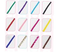 MUSISALY 12 piezas Extensiones de Trenzas de Colores Hechas Mano Postizos Trenzados Sin Costuras para Mujeres Accesorios para Peinados y Eventos Clip-in Versátiles