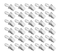 MUSISALY 120 Unidades Clips de Cortina de Acero Inoxidable con Gancho S para Cortinas de Ducha Luces al Aire y Decoración Sujetadores Resistentes para Jardín Baño y Eventos