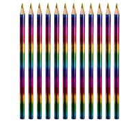 MUSISALY 12piezas Lápices de Colores Arcoíris para Estudiantes Núcleo Resistente Madera Sólida Colores Brillantes para Dibujo y Pintura Escolar Regalo para Artistas Principiantes