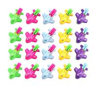 MUSISALY 16 Piezas de Mini Aviones Silbadores de Plástico para Juguetes Voladores Silbato Surtido de Colores Aleatorios Adecuado para Fiestas y Regalos Infantiles Color Color Aleatorio