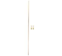 MUSISALY 1paquete Bar Shelf Guard Rail Kit Metal Gallery Railing Rod Hardware For Wine Cabinets and Glass Shelves Alloy Furniture Railing with Easy Installation