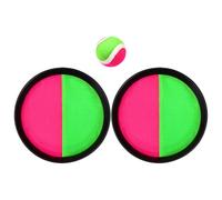 MUSISALY 2 Juegos de Palas Adhesivas Pelota Pegajosa Juguete Interactivo de Lanzar y Atrapar Adecuado para Interior y Exterior Juego Ligero y Portátil para Actividades Color Aleatorio