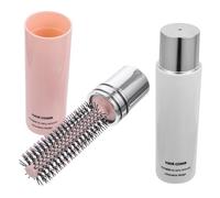 MUSISALY 2 piezas Cepillo de Pelo Viaje Cepillo Rizador Retráctil Compacto para Secado y Mujeres Hombres Portátil Suave y Antiestático