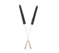 MUSISALY 2 piezas Cepillo Limpiador para Secadora y Lavadora con Mango de Madera Ergonómico para Limpieza Profunda de Tuberías y Filtros Accesorio Práctico y Duradero para Eliminar Polvo y
