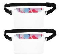 MUSISALY 2 Piezas Funda para Teléfono Móvil Acuática, Funda de Teléfono Acuática Flotante de PVC, con Correa Ajustable Cintura, para Natación y Playa