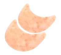 MUSISALY 2 Piezas Jabón de Sal Artesanal de Montaña 2 Piezas en Forma de Luna, Barra Exfoliante Mineral Natural para Spa, Sauna y Cuidado Corporal, Piel Suave y Revitalizada