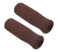 MUSISALY 2 Piezas Mango de caña de Pescar de Piel Bastones Trekking Agarre de caña de Trekking Accesorio para Caminar con bastón cubremanos de Espuma bastón de Espuma Accesorio Brown