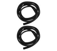 MUSISALY 2 Piezas Protector de Borde para Palas de Sup, Banda Protectora para Pala de Surf de PVC Negro, Ligera Protección contra Impactos para Hoja y Eje, para Deportes Acuáticos y Canoas