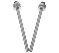 MUSISALY 2 Piezas Sensor de Temperatura para Calentador de Agua Termopar de Acero Inoxidable con Termopozo para Calderas y Sistemas Industriales Respuesta Rápida y Estabilidad Térmica