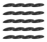 MUSISALY 20 Piezas Funda de Lluvia para Cámara de Coche Cubierta de Cámara Trasera Abs Negro Portátil Fácil Instalación de Marcha Atrás en Camiones y RVs