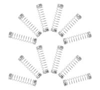 MUSISALY 20 Piezas Resorte de Compresión Muelle del Bolígrafo Pulsador de Acero Inoxidable Plata 0,4mm X 4,5mm X 18mm para Recambio DIY en Oficinas y Decoracion Colegio