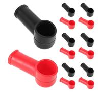 MUSISALY 20 Unidades Cubiertas Protectores para Terminales de Batería de Coche Tapas Plásticas Resistentes Temperaturas Extremas Aislantes para Conectores Automotrices Compatibles con