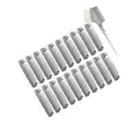 MUSISALY 20piezas Pinzas Para Rizar Cabello Corto y Flequillo Rodillos Para Permanente Prácticas y Autoadhesivas