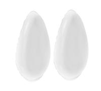 MUSISALY 2piezas Silicona Esponjas De Maquillaje Transparentes Para Base y Cosméticos Líquidos Herramienta De Aplicación Suave y No Absorbente Para Fundaciones y Correctores