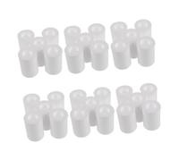 MUSISALY 30 Piezas Filtro de Algodón para Purificador, Elemento Filtrante de Algodón Pp, Repuesto para Grifo de Baño y Sistemas Purificadores de Agua, Blanco, Instalación Rápida