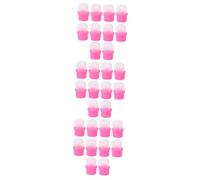 MUSISALY 30piezas Cubiertas Para Remover Esmalte De Uñas Herramientas De Manicura Prácticas y Reutilizables Capsulas Para Soak off De Uñas Para Uso Profesional y