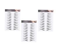 MUSISALY 3hojas Pegatinas De De Cejas Impermeables De Diseño Natural Para Cejas Fáciles De Usar y Reutilizables