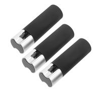 MUSISALY 3piezas Accesorios para Cortinas Enrollables Pesos Colgantes De Cadena Negro Fabricados Hierro y Plástico para Uso Persianas y Cortinas