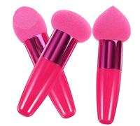 MUSISALY 3piezas Brocha De Maquillaje Esponjas Cosméticas Para Base Pincel De Maquillaje Femeninos Suministros De