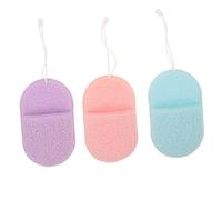 MUSISALY 3piezas Esponjas Faciales De Limpieza Para Mujeres Exfoliantes y Suaves Para Desmaquillado y Cuidado Piel De Esponjas De Limpieza Facial Morado