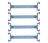 MUSISALY 4 Piezas Cartuchos de Banda Superior para Protector de Cabeza de Seguridad Compatibilidad, Material Pe Resistente para Uso en Obra de Construcción, Paquete