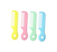 MUSISALY 4piezas Peine De Niño Niña Seguro Redondo Con Masaje Azul Rosa Verde y Amarillo Peine Para Recién Nacidos y Cuidado Infantil Ligero y Seguro Para Ducha y Viaje