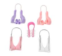 MUSISALY 5 Pinzas Moldeadoras De Nariz: Adelgazante Nasal Invisible De Silicona Para Mejorar La Altura Del Puente Nasal, Corrector Cómodo Para Y Mujeres.