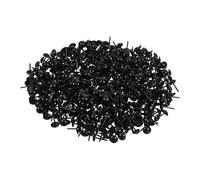 MUSISALY 500 Piezas Uñas de clavos de sombrero grande uñas decorativas tachuela de muebles clavos para muebles para tapicería tachuelas de tapicería planchar Negro