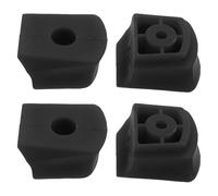 MUSISALY 6 Piezas Bloque de Freno de Goma Mejora de Agarre Negro y Amplia Compatibilidad para Mayor Seguridad para Patines en Línea y Patines de Ruedas