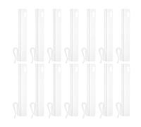 MUSISALY 60 Piezas Gancho para Cortina Tipo Clip Ganchos para Cortinas de Ducha de plástico White