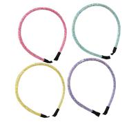 MUSISALY 8 Diademas Finas de Lentejuelas, Diademas de Pelo Colores Brillantes para Uso Diario y Compromisos, Accesorios Cabello de Mujeres Color Aleatorio