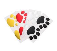 MUSISALY 8 Pares Pegatinas para Coche de Huellas de Animales Pegatinas Coche de Pvc Decorativas Cubren Imperfecciones sin Dejar Marcas y Portátil