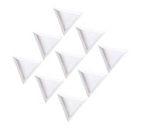MUSISALY 80piezas Trays for Nail Technician Triangular Manicure Jewelries Storage Tools for Organizing Diamonds and Nail Art Supplies