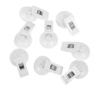 MUSISALY 8piezas Clip de Ventosa para Documentos de Clips de Succión para Cortina de Ducha Porta Permisos de Parabrisas Organizador de Billetes y Facturas Soporte para Tarjetas y Notas