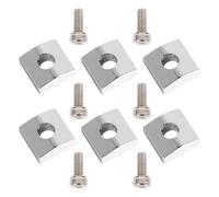 MUSISALY Abrazaderas de Tuerca de Bloqueo Material de Aleación de Hierro y Zinc para Guitarra Eléctrica con Tornillos Hexagonales Fácil Instalación para Puente de Trémolo