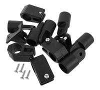 MUSISALY Accesorio de Reemplazo para Toldo Bimini de Nylon Negro, Tapa de Ojo Resistente y Duradera para Uso Marino en Barcos, Juego de 1 Set