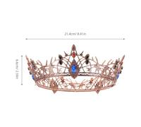 MUSISALY Accesorio Vintage para Mujer en Aleación de Cobre Antiguo Tocado de Princesa para Boda y Graduación Adorno de Cabello para Cosplay y Fiestas Tocado Retro Elegante y Ligero