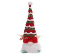 MUSISALY Adorno de Navideño Colgante, Decoración Colgante de Enano Luminoso, Rojo, Tejido de Punto, Lana Artificial, Plástico y Alambre, Pila de Botón, para Navidad y Halloween