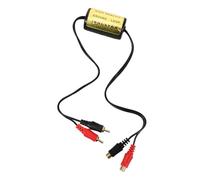 MUSISALY Aislador de Ruido Bucle Tierra para Equipo Música Coche Filtro Audio Supresor Zumbidos Cancelador Ruido Car Audio Fácil Instalación Mejora Sonido Estéreo Automóvil