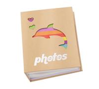 MUSISALY Álbum de Fotos para Ñiño 7 Pulgadas 100 Páginas Papel Kraft de Colores Álbum de Recuerdos Infantil Niña para Guardar Momentos Obsequios