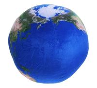 MUSISALY Almohada de Peluche Forma de Globo Terráqueo de 17 Cm, Cojín Esférico Suave y Acogedor para Sofá y Cama, Cojín Decorativo Azul Claro para Hogar y Descanso