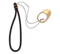 MUSISALY Anillo de Pulgar Metálico de Latón 22Mm Protector de Dedos Ergonómico para Tiro y Práctica al Aire Libre Accesorio Duradero para Arqueros