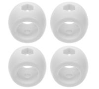 MUSISALY Anillos de Tope para Varillas de Futbolín de Mesa, Posicionadores de Plástico Blancos, 4 Piezas, Accesorios de Repuesto para Juegos de Futbolín Domésticos Oficina