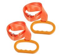 MUSISALY Arnés de Arrastre Ajustable para Ciervos 2 Piezas Naranja Sistema Autoblocante Resistente para Transporte de Caza al Aire Libre Cuerda de Carga Duradera para Actividades y