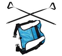 MUSISALY Arnés de Entrenamiento Ajustable Correa de Esquí y Snowboard Mochila con Malla Transpirable Control de Velocidad y Seguridad para Aprendizaje Deportes de Invierno Color Azul 1