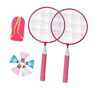 MUSISALY Bádminton para Portátil y Duradero Incluye Raquetas Estándar Infantiles y Mochila para Interior y Exterior Coordinación y Reacción