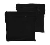 MUSISALY Bolsa Deportiva de Brazo Unisex Cremallera, 2 Piezas, Resistente al Sudor, Ajustable y Ligera, para Correr, Ciclismo y Gimnasio, Soporte para Teléfono Móvil y Llaves, Negro